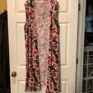 LuLaRoe. Joy.  Long vest. Like new
